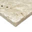Carreau de mur et de plancher en marbre de travertin rustique ivoire 4 po x 4 po