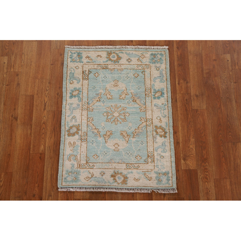 Tapis oriental Oushak noué à la main 2 x 3