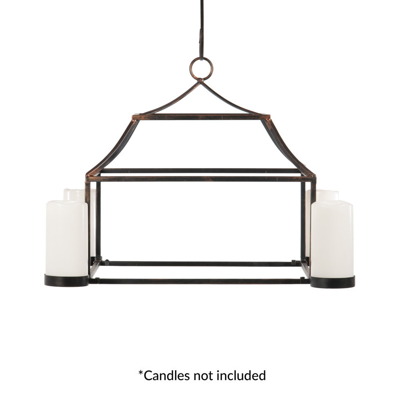 Camden - Hanging Chandelier w/ Aluminum Frame