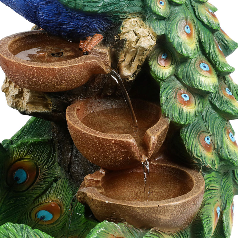 Chinle Outdoor Weather Resistant Sculptural Fountain