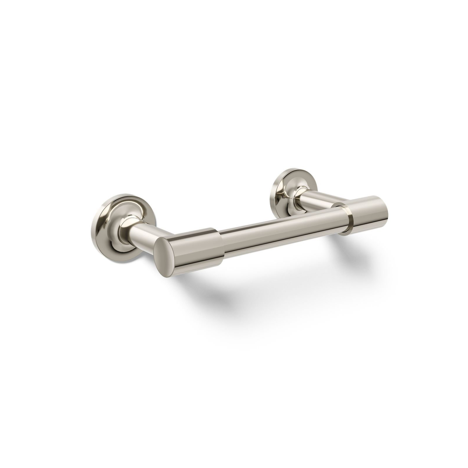 Purist Pivoting Toilet Paper Holder, Wall-Mount Bathroom Toilet Paper Holder, Vibrant Polished Nickel