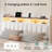 Bed Frame With 4 Drawers For Storage, Bedside Table, Pu Soft Headboard, Built-In Charging Station And Led Lights-1225535525-1225535524