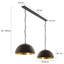Jagoda 2 - Light Black Dome Pendant