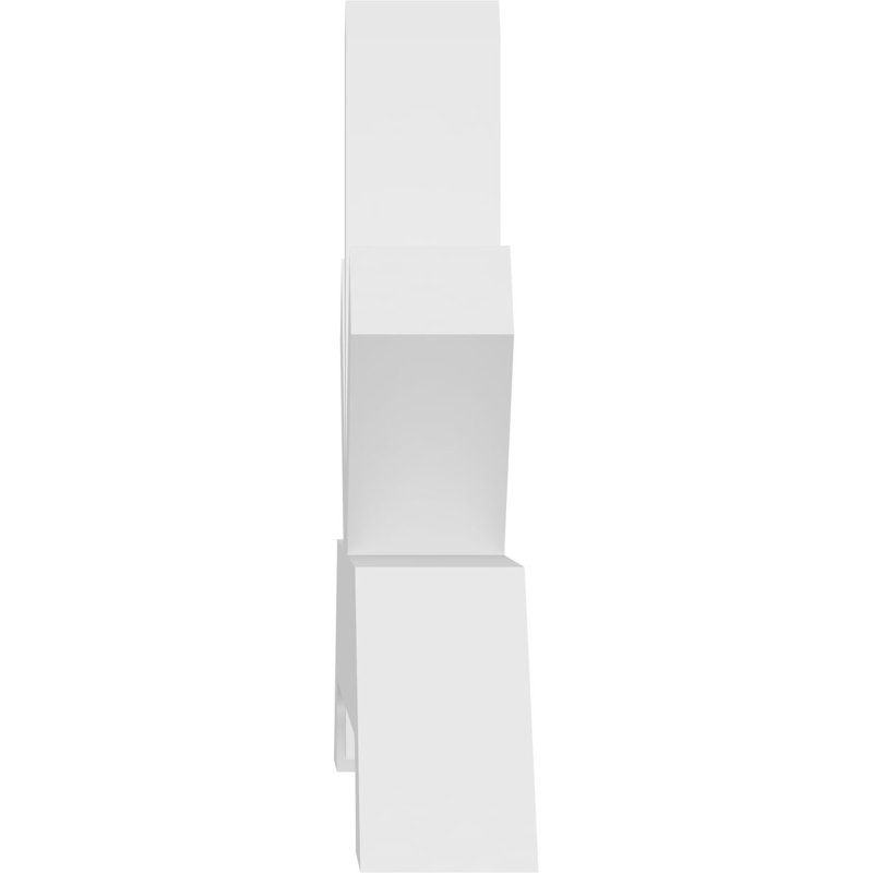 Vanguard Architectural Grade PVC Gable Bracket, 21" H x 84" W (Pitch: 6/12), 4" D x 4" F