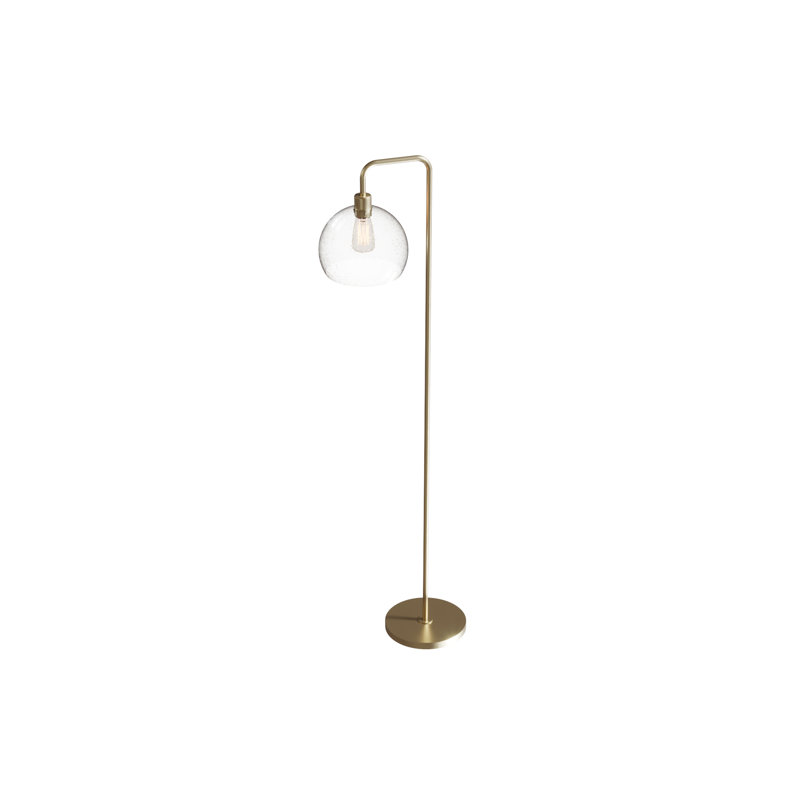 Lampe sur pied arquée 61 "Anthony, Doré