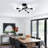 Fahren 6-Light  Sputnik Sphere Semi Flush Mount Ceiling Light-1115910260