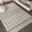 Tapis crème / gris Bouton Bouton Beni Souk-815475944
