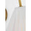 Malia 14" Arched Wall Light with Silk Pleated Shade-569475023