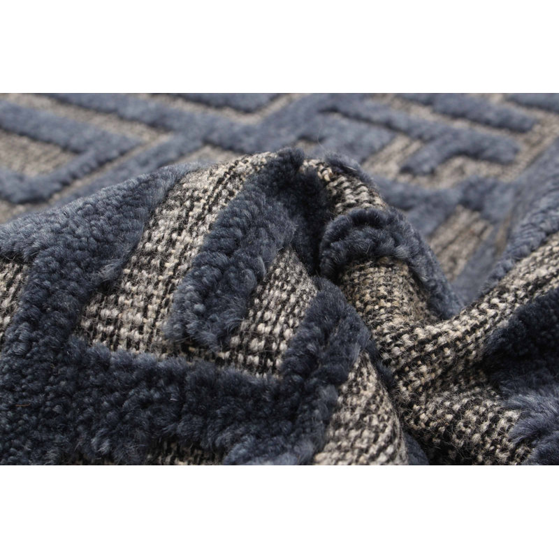 Tapis bleu marine Tangier 3 pi 0 po x 5 pi 0 po