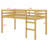 Sturdy Wooden Loft Bed with Ladder & Strong Slat Support-1663515508