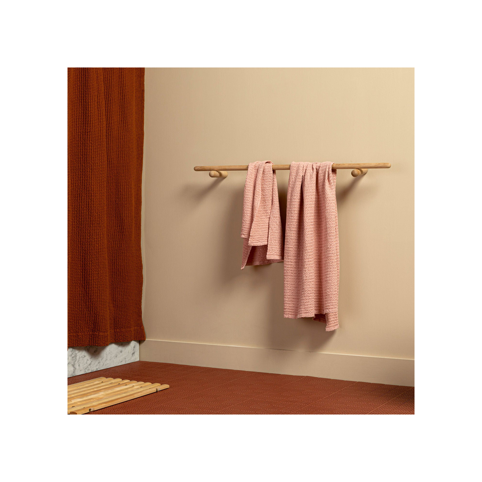 Simple Cotton Hand Towel, Blush, Hand Towel - 1 Pack