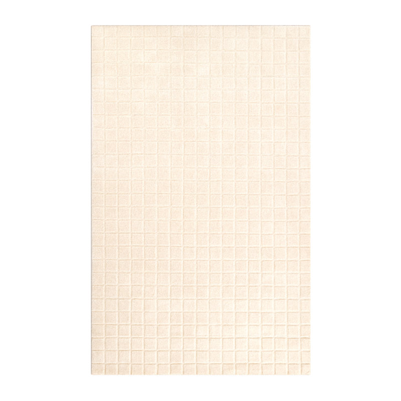 Meile Hand Loomed Geometric Wool Area Rug , Rectangle 7'10" x 10'