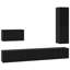 TV Cabinet Set 4 Pcs 200 X 30 X 30 Cm Engineered Wood-680371303