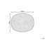 Gotthard 50cm Wide Round No Pattern Pouffe Ottoman-824945630