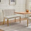 Banc en velours pour causeuse double