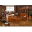 4 Piece Solid Wood Rectangular Executive Desk Office Set with Chair