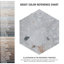 Recycle Hex 8.5" x 10" Porcelain Stone Look Wall & Floor Tile