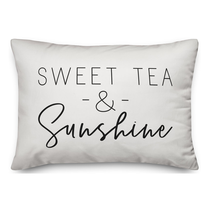  Outdoor Rectangular Pillow Cover & Insert, Off White/Black