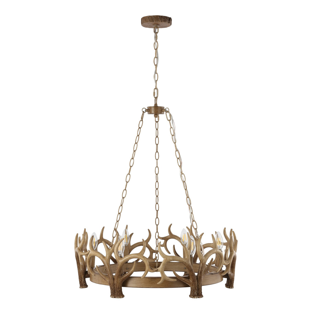 Diny 6 - Light Dimmable Geometric Chandelier Millwood Pines
