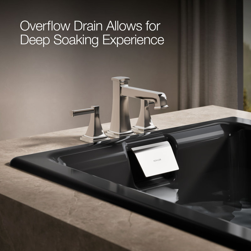 Tea-for-Two® Massage Whirlpool Bath, Black