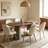 Walnut Oval Solid Wood Dining table-201392306