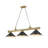 Annaleisa 3 - Light Brass Pool Table Lights Pendant-62758300