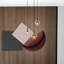 Harley 3 - Light Gold/Black Sphere Pendant