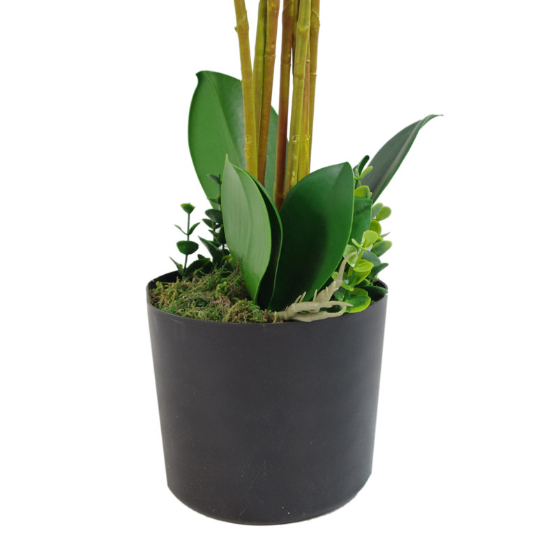 Plastic, Silk Artificial Arrangement in Pot