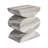Trudi Side Table Faux Marble Effect Concrete Stool Indoor Outdoor Weatherproof End Table Modern Accent Furniture-1057708093