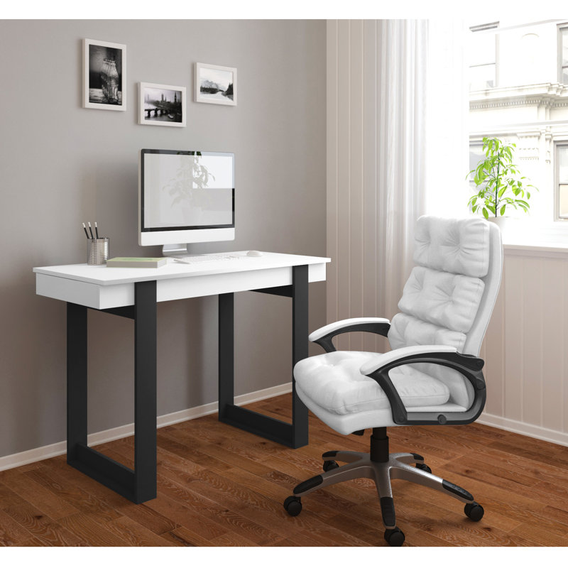 Refik   Writing Desk, White