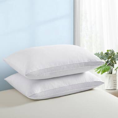 ComfyDown Bed Pillows for Sleeping Down and Feather Stuffing with  Egyptian-Quality Cotton Cover & Reviews