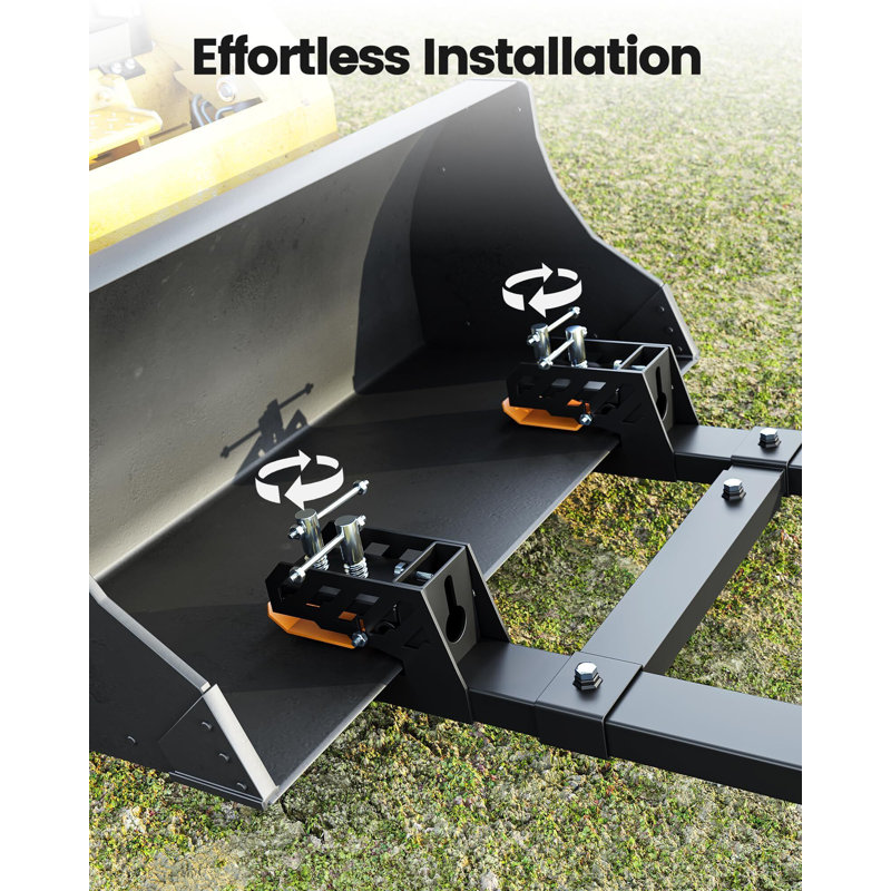 60" Clamp On Pallet Forks,4000 LBS Heavy Duty Pallet Forks