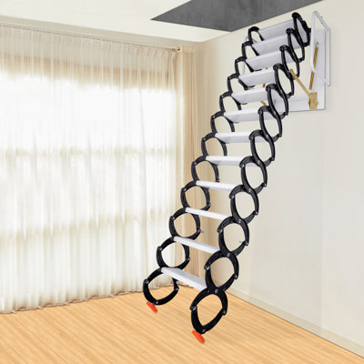 Swanwyck 12 - Step Folding Step Attic Ladder