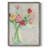 Painterly Soft Bouquet I Framed Print - Solid Wood