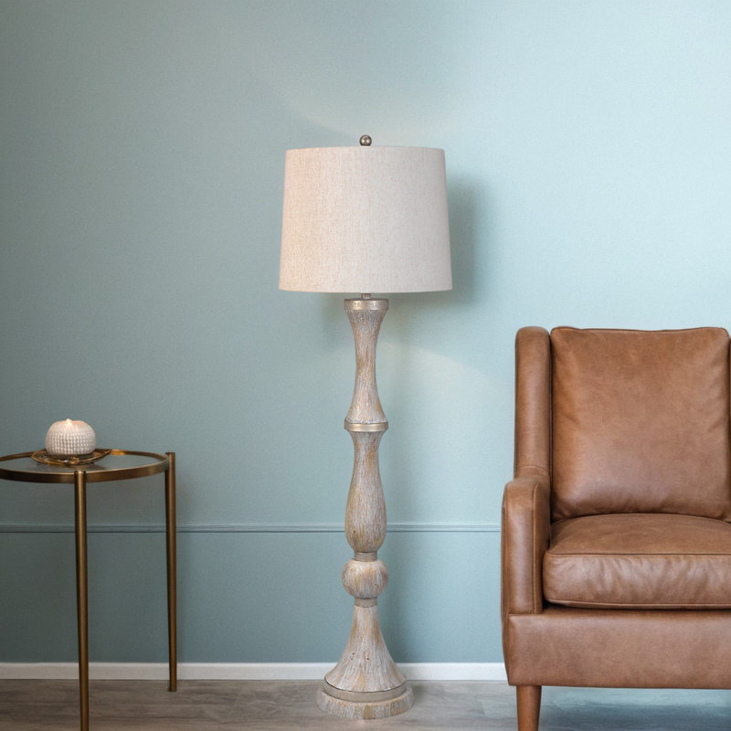 Polyresin 60" Floor Lamp