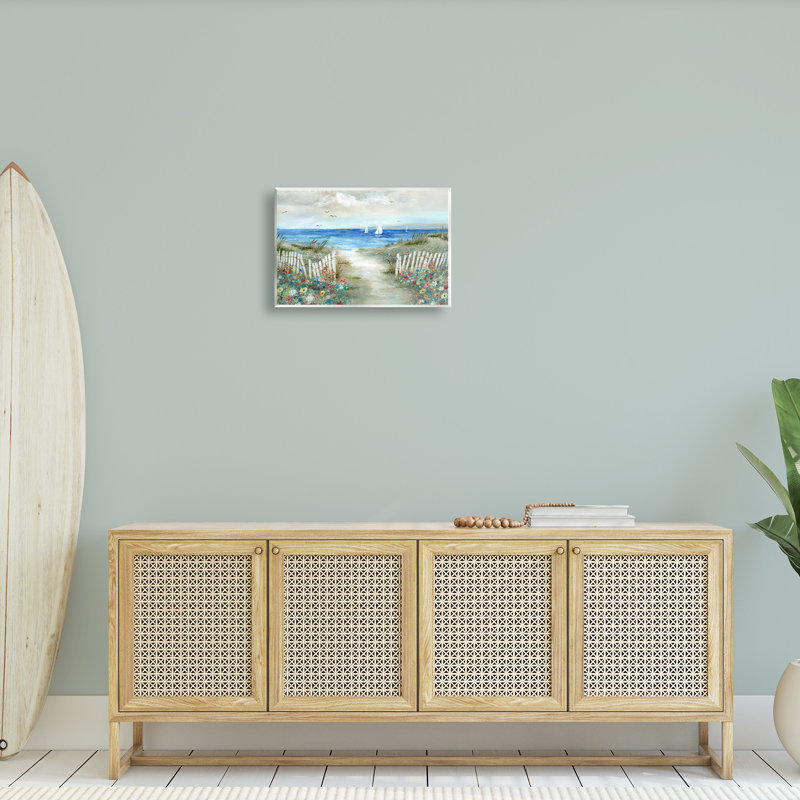 «Gorgeous Traditional Beach Scene» par Nan, H 13 po x l 19 po