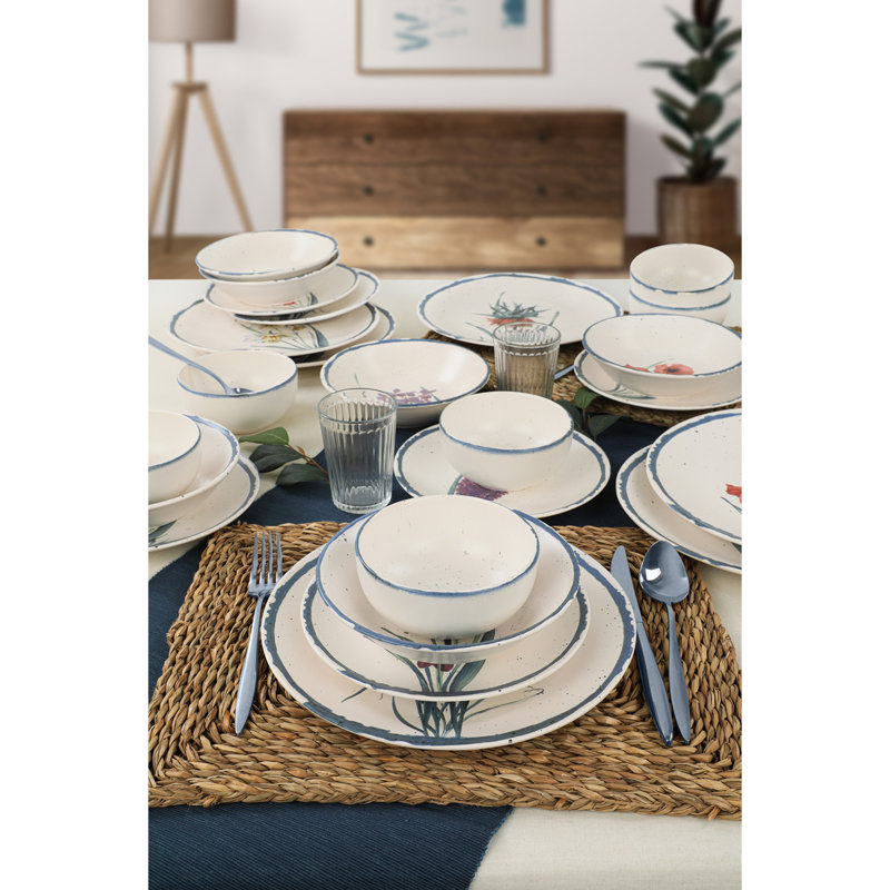 Ceramic Dinner Set (24 Pieces)