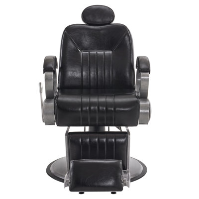 Fauteuil de coiffeur inclinable et pivotant Melat Vintage