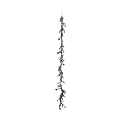 Tinsel Garland with Ball Ornaments