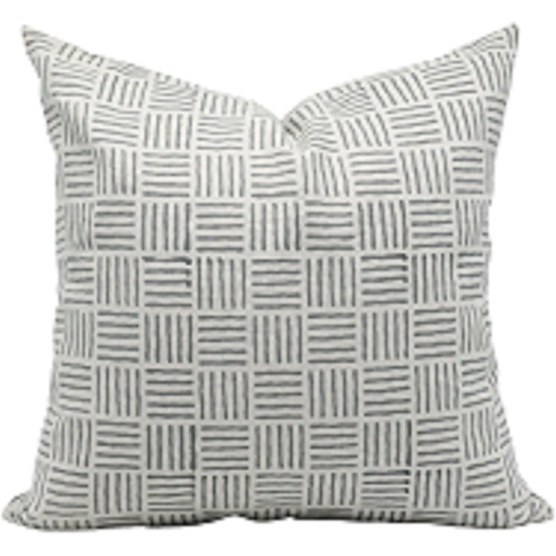 Coussin décoratif fabriqué à la main Fabividine, H 14 po x l 14 po