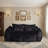 Modern Oversized Bean Bag Loveseat Sofa,Plush Fluffy Lounge Chair with Pillows for Living Room and Bedroom-1925235429