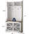 Hall Tree with Bench and Shoe Storage, 4-in-1 Farmhouse Entryway Coat Rack with 7 Coat Hooks & 7 Shoe Cubbies, Hallway Shoe Bench with Storage, 42" W x 15.7" D x 77" H, White