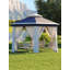 Tente de pavillon escamotable 13x13-112658399