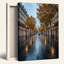 Ensemble de 1 tableau sur toile Rainy Street-1829117923