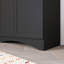 Buffet polyvalent en grain de bois avec tablettes réglables-343733733