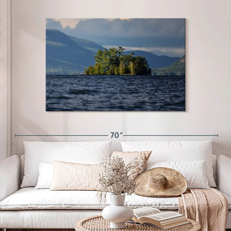 Alvord Lake George Island, 32" H x 48" W