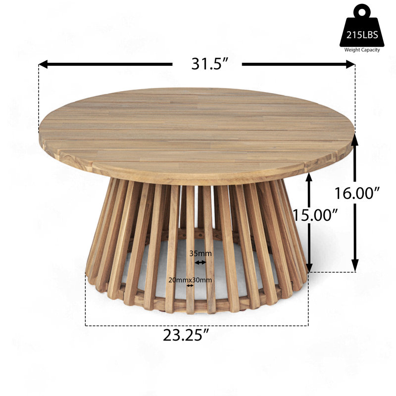 Ensemble de conversation avec coussins Batesville, Sarcelle, Table naturelle