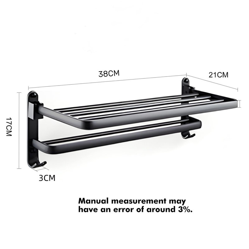 Celise 38cm Wall Mounted Towel Rail
