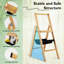 Iola 2 - Step Manufactured Wood Lightweight Folding Step Ladder