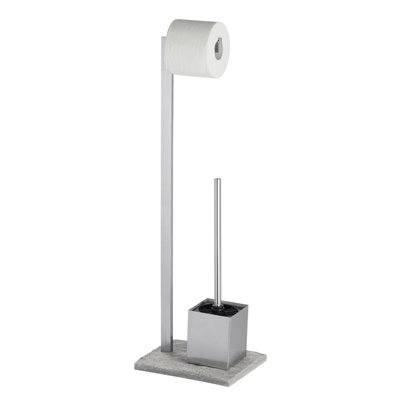 Bopp Freestanding Toilet Roll and Brush Holder